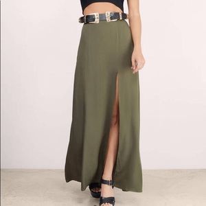 Nasty gal maxi skirt with slits